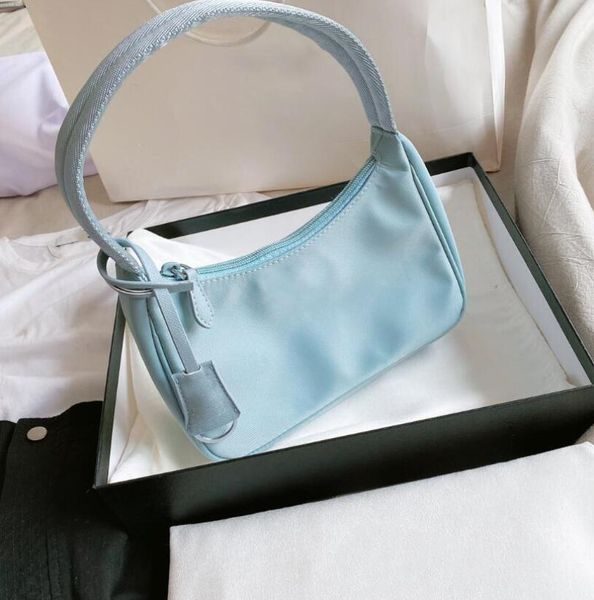 

2020 lady shoulder bags handbag hobos baguetts fashion new baguette nylon lady underarm bag small cfy20042550