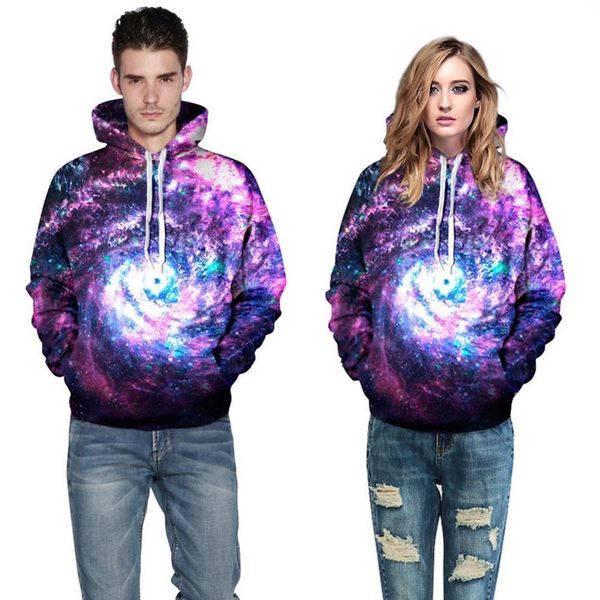 

factory customized sublimation men's hoodie 3d printing pullover, european and american couple's baseball suit, Black