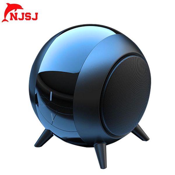 

njsj portable heavy bluetooth 5.0 travel wireless usb hifi stereo bluetooth speaker