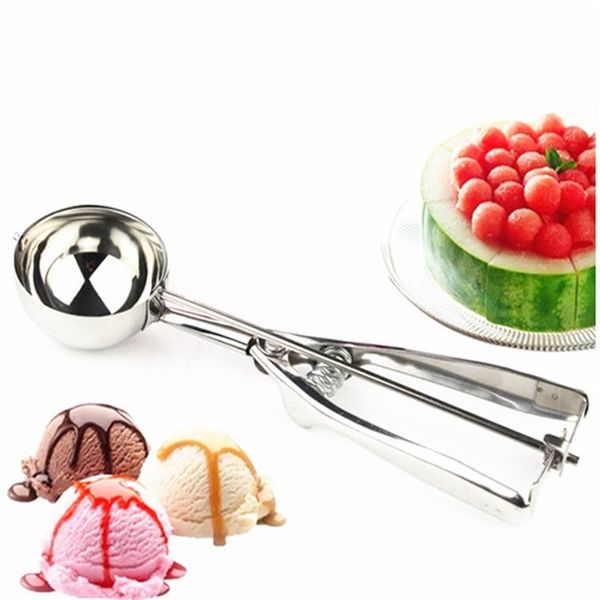 

premium easy to use manual stainless steel ice cream baller scoops spoon