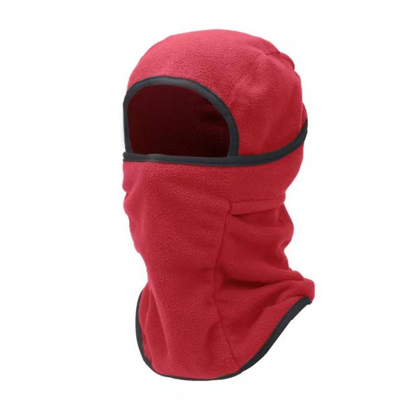 

2020 winter hat male outdoor riding ski warm and windproof female autumn face protection plus fleece hat dustproof fleece hood cap, Black;white