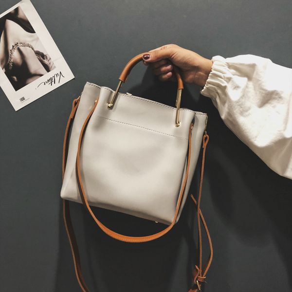 

hbp non-brand ins super fire bag women's 2021 new korean versatile messenger bag single shoulder large capacity bag bucket sport.0018 2