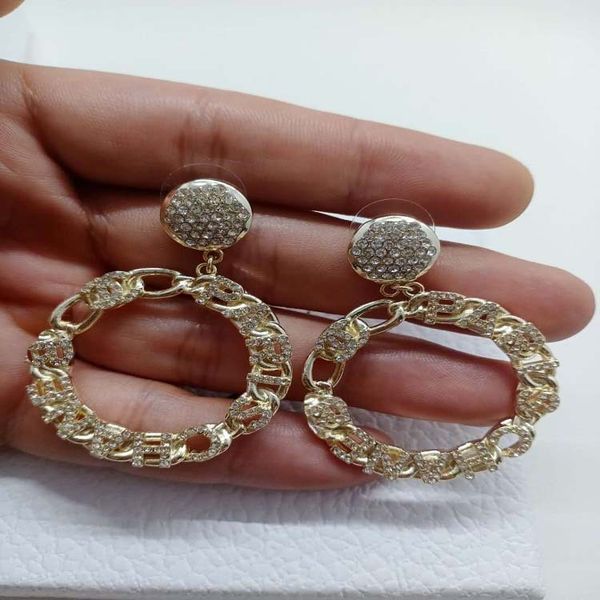 

xiangjia малый fragrance письмо серьга чистая красный, Golden