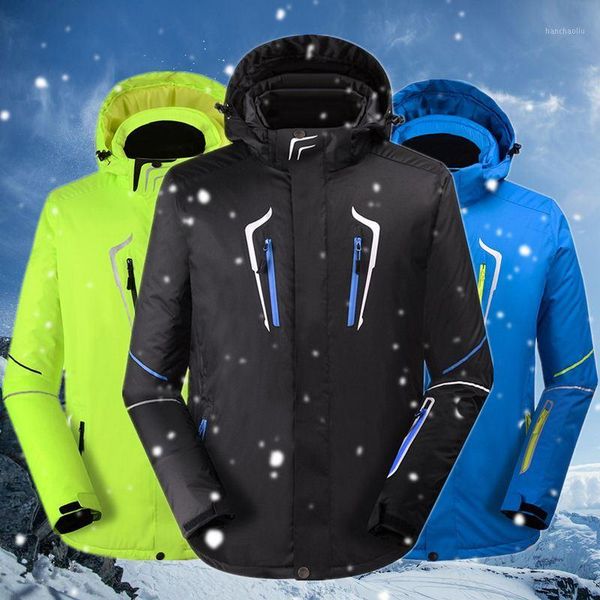 

skiing jackets men's ski jacket windproof waterproof winter thicken thermal outdoor male warm snow snowboarding gcc0411