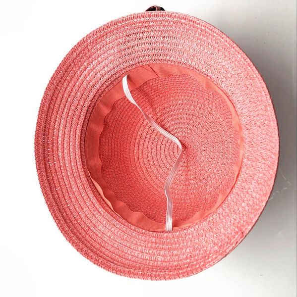 

2018 новый прекрасный детские straw hat summer kids fedora hat прекрасный bow tie бич cap дети девочка мальчики gorro панама sun hat sqcihm, Black;white