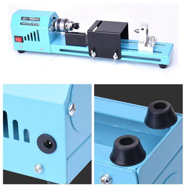 

dc12-24v 150w mini lathe beads machine woodworking diy lathe standard set wood standard1
