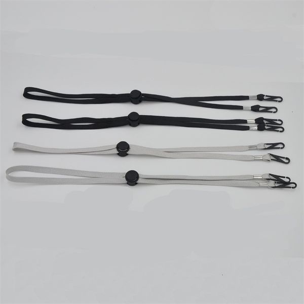 

hanging black rope with buckle elastic band adjustable anti slip cord grey hat mask ear grips holder accessories 0 5ts b2