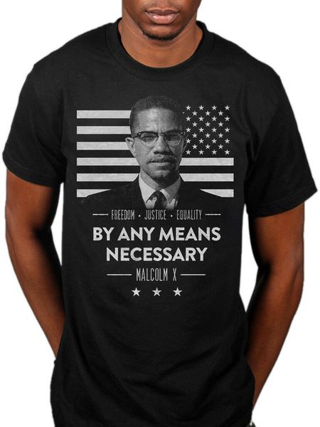 

официальный malcolm x любыми средствами t-shirt спорта свобода справедливость равенства толстовка с капюшоном толстовка