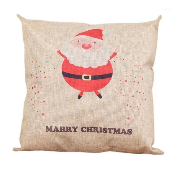 

cushion/decorative pillow led christmas pillows cover decor cases linen sofa cushion home santa claus antlers1