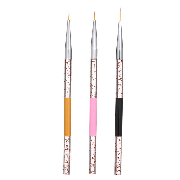 

3pcs nail art design set nail art liner brushes dotting painting drawing brush pen
