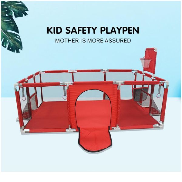 

imbaby children's playpen for kid children's pool bed baby fence indoor playground basketball football field game center wmtseg