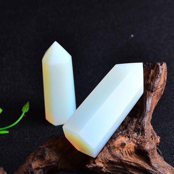 Розовый кварцевый геод 1pc Crystal Opal Point Заживление каменной башни шестиугольные призмы 60-80 мм оцелиск