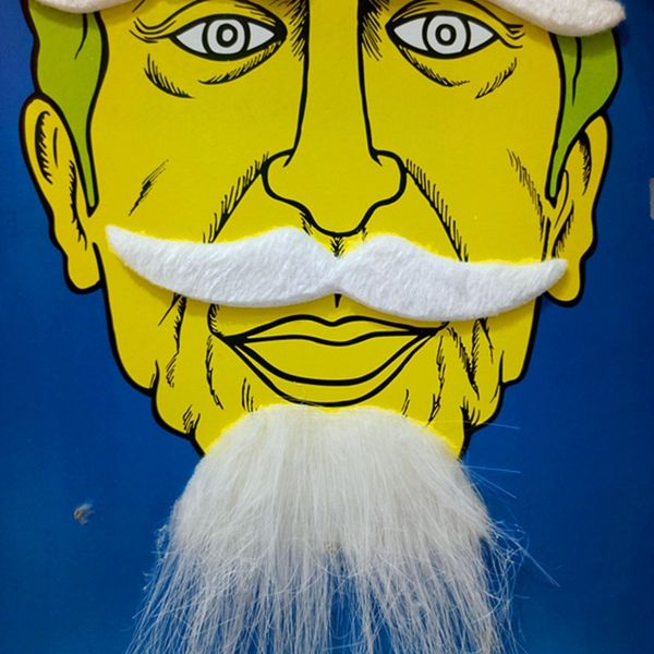 

hvw1s black eyebrows black up character and dress halloween ball supplies fake beard dress eyebrows up character and props props fake beard