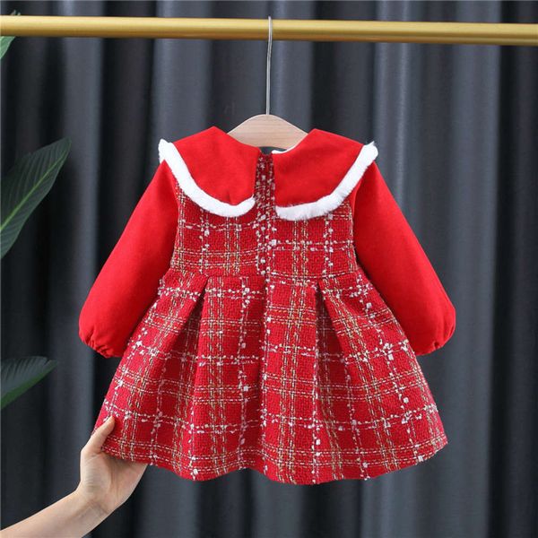 

autumn children's winter new and skirt in gyle4ku5, Red;yellow