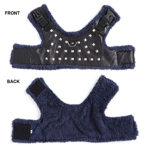 

cool puppy cat harness clothes soft no pull padded pet chihuahua french bulldog harness vest adjustable for small med sqctjm
