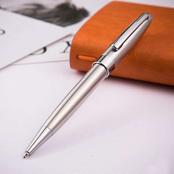 

luxury metal rollerball pen 1.0mm black ink steel gold business signature pens for school office writing supplies stationery h bbydgk, Blue;orange