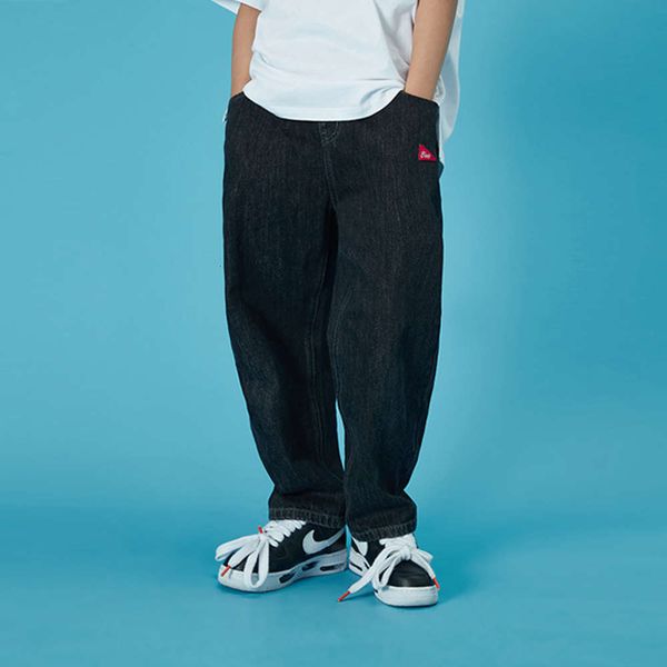 

ek clothing spring and summer new red standard jeans children's loose hip hop boys' fashion brand pants, Blue