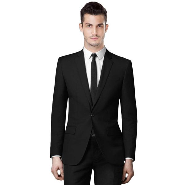 

black classic men suits formal business tuxedos wedding suits for groomsmen men slim fit terno summer jacket and pants, White;black