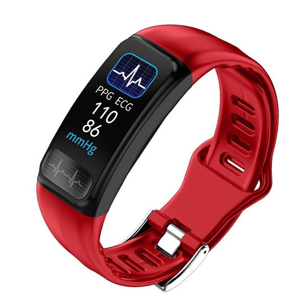 

frompro p12 sport smart bracelet ecg ppg bluetooth smart watch heart rate monitoring message call remind sport mode wristband wmtlnw xhlove