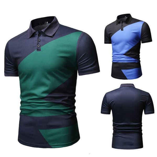 

this summer's new men's casual fashion polo shirts in multiple colors, White;black