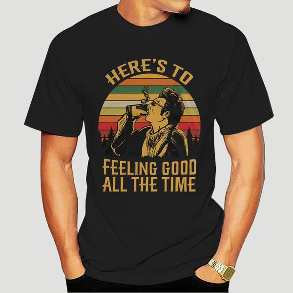 

2019 мода herersquos для feeling good все время seinfeld урожай ретро черная футболка тис-0153d спорт толстовка с капюшоном толстовка