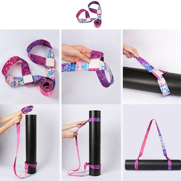

yoga mat strap elastic band cotton rope strap binding belt yoga harness rope