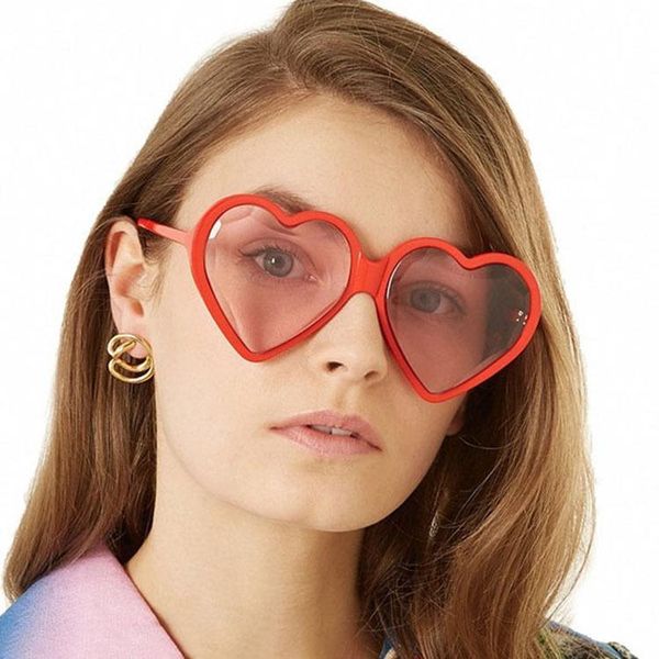 

love heart sunglasses women 2020 fashional design sun glasses for woman eyewear sunglasses female, White;black