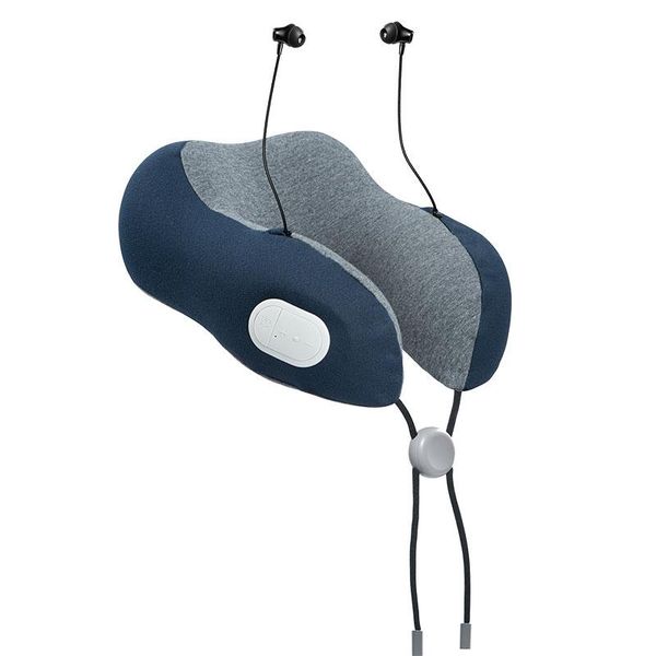 

pillow u-shaped neck noise reduction wireless bluetooth headset portable travel memory foam