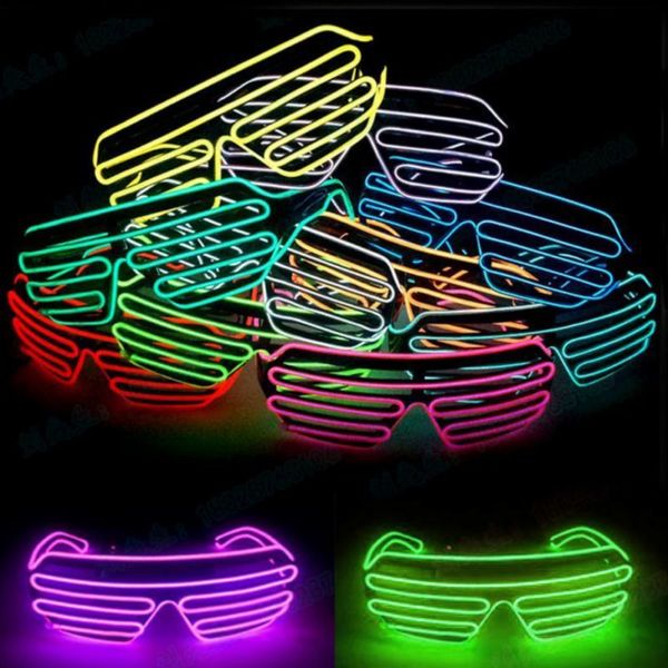 

glasses light up led rave wedding flashing party indoor outdoor night shows activities christmas decors