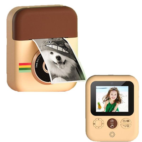 

children camera instant print camera for kids 1080p digital with thermal p papers child toy for birthday gifts