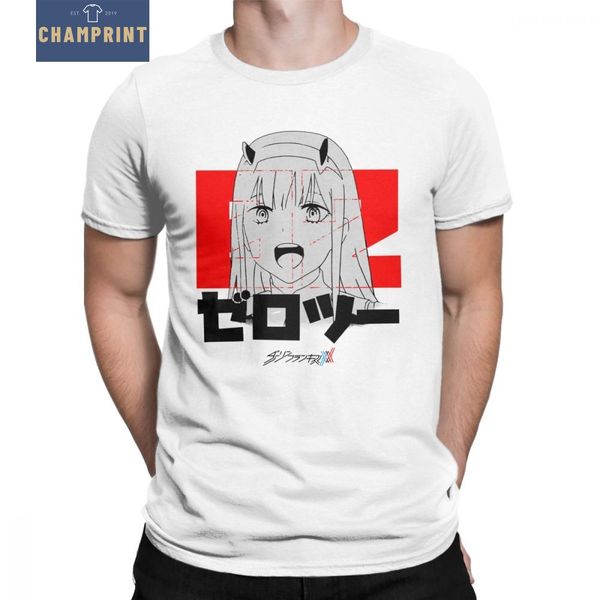 

darling in the franxx zero two anime manga man short sleeve stylish pure graphic sport hooded sweatshirt hoodie t shirt