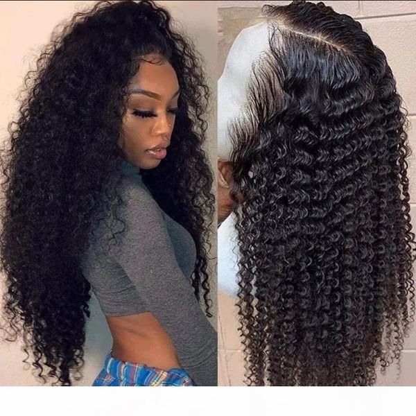 

curly lace front wigs for women kinky curly lace front wig lace frontal wig brazilian curly human hair wigs, Black;brown
