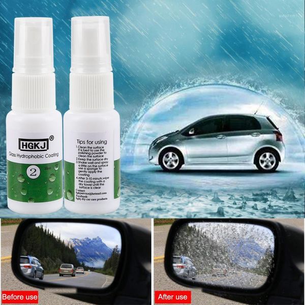 

hgkj-2-20ml auto car window glass cleaner rainproof glass hydrophobic coating car cleaning anti-rain spray txtb11