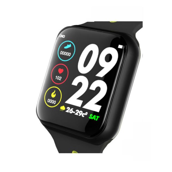 

smart bracelet full touch color f8 screen call reminder heart rate and blood pressure monitoring exercise meter step bluetooth watch, Slivery;brown