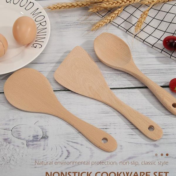 

non-stick rice spoon spatula shovel cooking tools beech utensil kitchen wooden cooking tools kitchen acce jlltnr