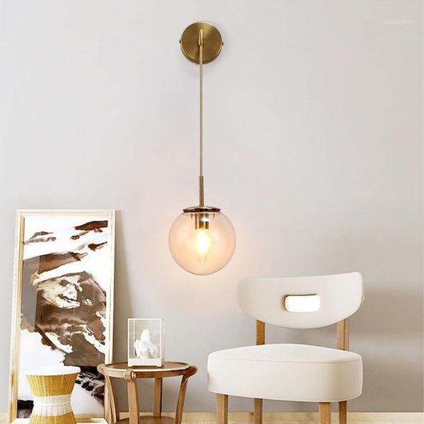 

wall lamp modern led light crystal living room bedside dining home deco bedroom lamp1