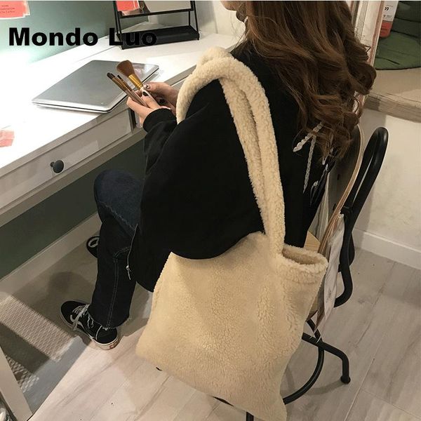 

2020 tote bags for women ladies hand bags plush bag