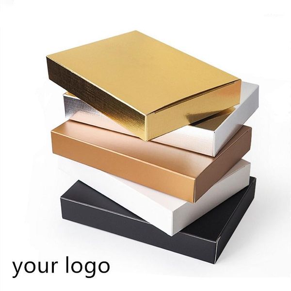 

gift wrap 10pcs/kraft box wholesale color package small wigs blank 3layer corrugated can be customized size printed logo1