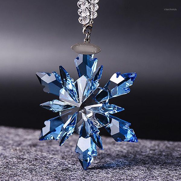 

beautiful crystal flower car pendant lucky hanging ornament car interior decoration accessories1
