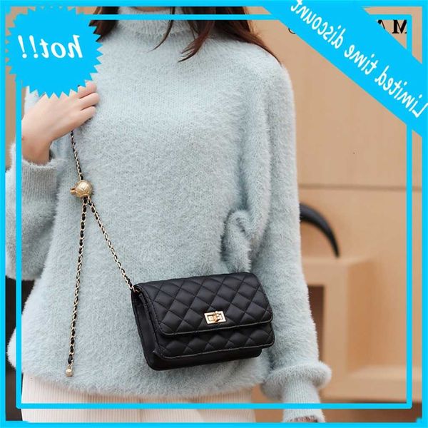 

maidudu women's 2020 new trendy golden ball square fat little xiangfeng lingge chain single shoulder messenger bag