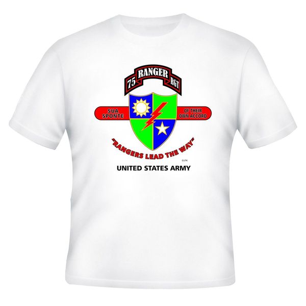 

sport 2019 new mens t shirts 75th ranger regiment *afghanistan oef campaign veteran 2-sided shirt 100% cotton brand new t-shirts