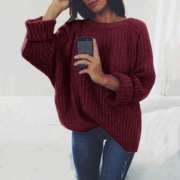 

vintage ladies wide long sleeve sweater loose knitted women soild color sweater autumn winter sweater casual jumper, White;black