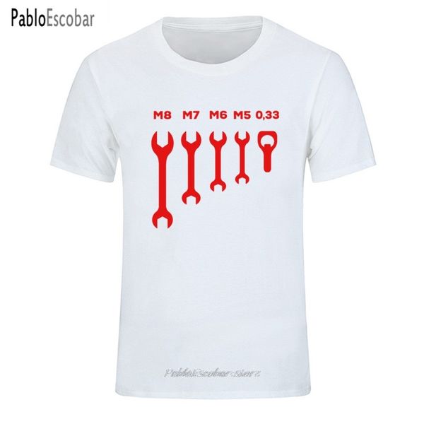 

нового мужского смешного гайковерт челюсть вращатель пиво автомеханик подарков дизайн круглого воротник фитнес весёлая рубашка балахон дизай