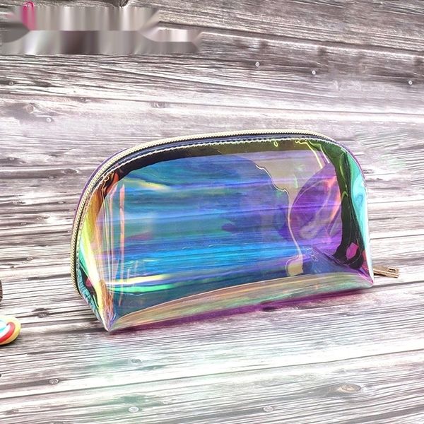 

czgwk 2020 storage bagcosmetic toyik storage bag creative transparent magic color tpu laser cosmetic bag bagnew
