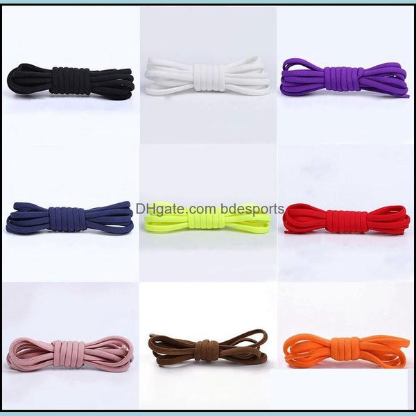 

shoe parts & accessories shoes 10pair no tie shoelaces round elastic laces for kids and adt sneakers shoelace quick lazy 21 color shoestring, White;pink
