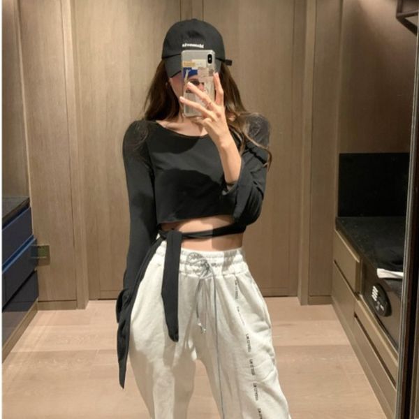 

новый летний ruifan в многоборье талии ремень солнцезащитный крем с длинным рукавом новый летний ruifan в многоборье поясной ремень короткий, White