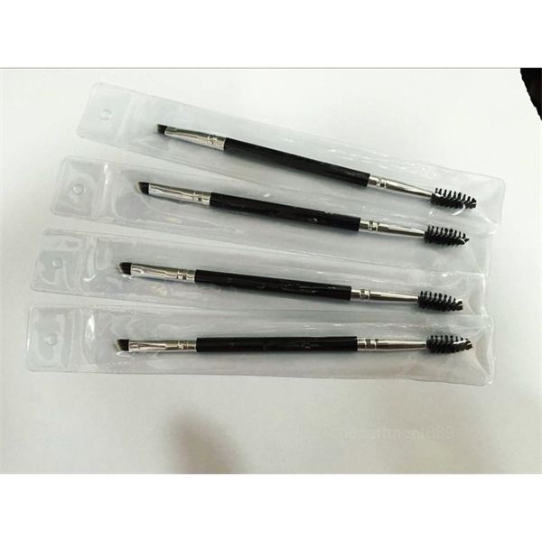 

eye brow 12# synthetic duo makeup double eyebrow brush head brushes kit pinceis dhl ing