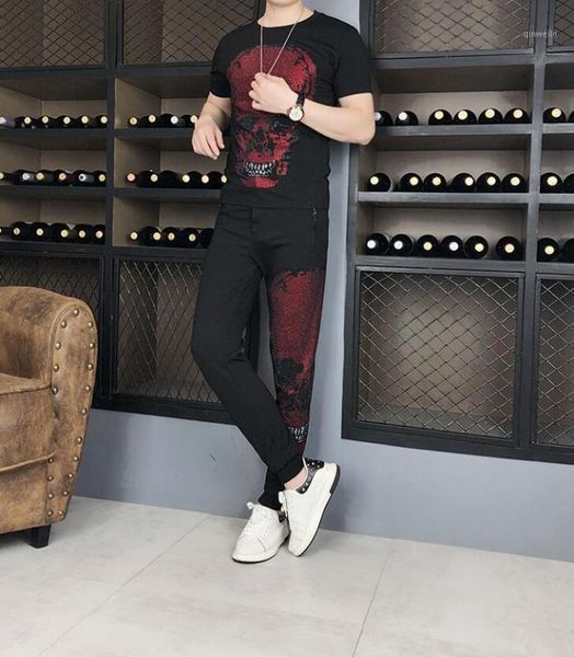 

tracksuit 2018 autumn summer mens 2pc set for man set1, Gray