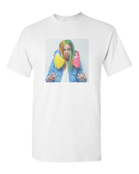 

tekashi 6ix9ine custom fashion tee t-shirt new-white outdoor wear tee shirt sport hooded sweatshirt hoodie