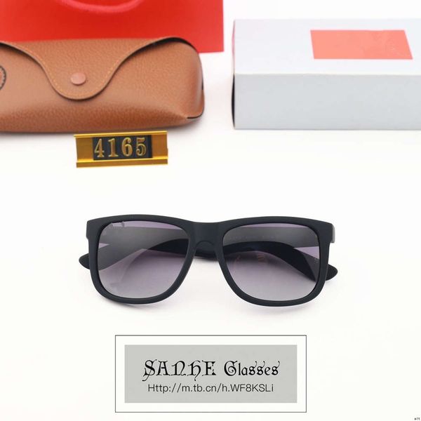 

polarized fashion box sunglasses 4165 the same men's driving glasses, White;black